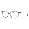 Bcbgmaxazria Women's Rowan Eyeglasses In Blue/brown In Multi