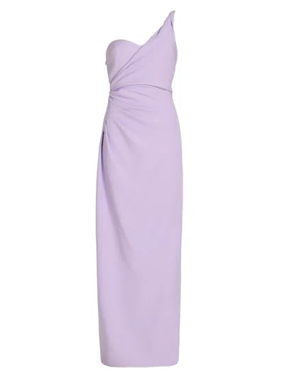 Bcbgmaxazria Women's Saphira Twist One-shoulder Gown In Pink