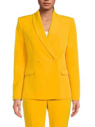 Bcbgmaxazria Women's Shawl Collar Blazer In Golden Rod