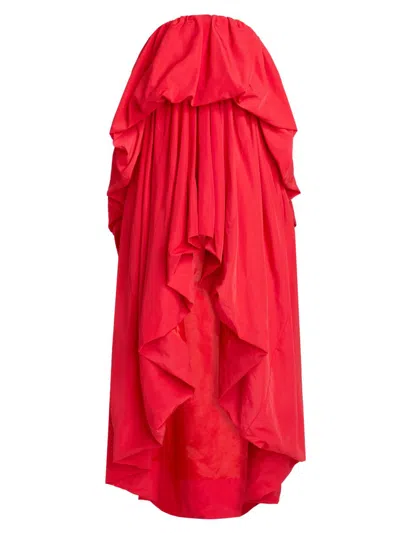 Bcbgmaxazria Women's Talia Tiered Bubble Gown In Coral