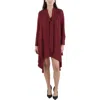Bcbgmaxazria Womens Asymmetric Polyester Midi Dress In Pink