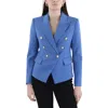 Bcbgmaxazria Womens Button Polyester One-button Blazer In Blue
