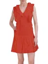 Bcbgmaxazria Womens Cotton Above Knee Mini Dress In Multi