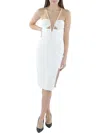BCBGMAXAZRIA WOMENS CUT-OUT PLUNGING COCKTAIL AND PARTY DRESS