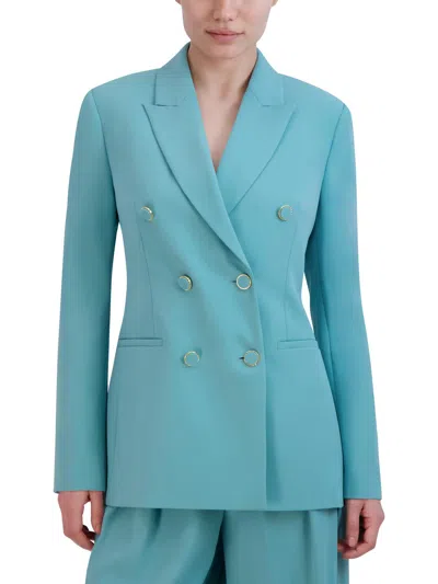 Bcbgmaxazria Womens Embellished Long Sleeve Double-breasted Blazer In Multi