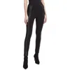 Bcbgmaxazria Womens Faux Leather High Waist Leggings In Black