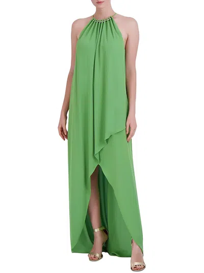 Bcbgmaxazria Womens Formal Hi-low Evening Dress In Green