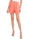 Bcbgmaxazria Womens High Rise Mini High-waist Shorts In Grey