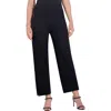 Bcbgmaxazria Womens Knit Cut-out Cropped Pants In Black