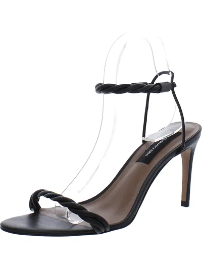 Bcbgmaxazria Womens Leather Heels In Black