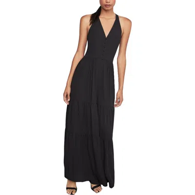 Bcbgmaxazria Womens Racerback Culottes Jumpsuit In Black