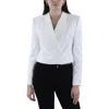 Bcbgmaxazria Womens Solid Polyester One-button Blazer In White