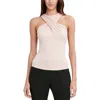 Bcbgmaxazria Womens Twist Neck Casual Tank Top In Pink