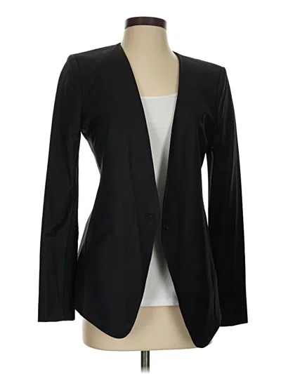 Pre-owned Bcbgmaxazria Wool Blazer Jacket In Black