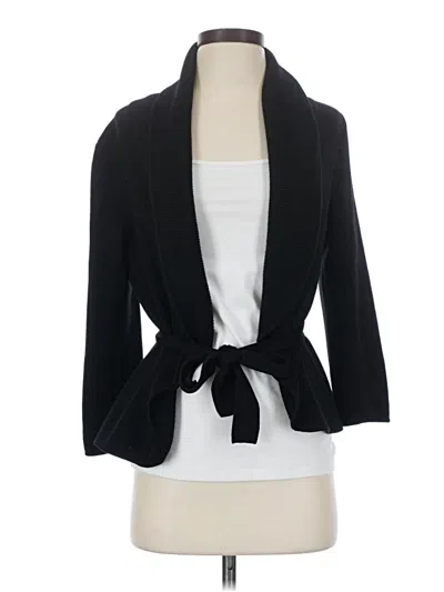 Pre-owned Bcbgmaxazria Wool Blazer Jacket In Black
