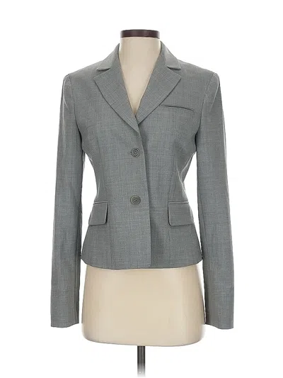 Pre-owned Bcbgmaxazria Wool Blazer Jacket In Gray