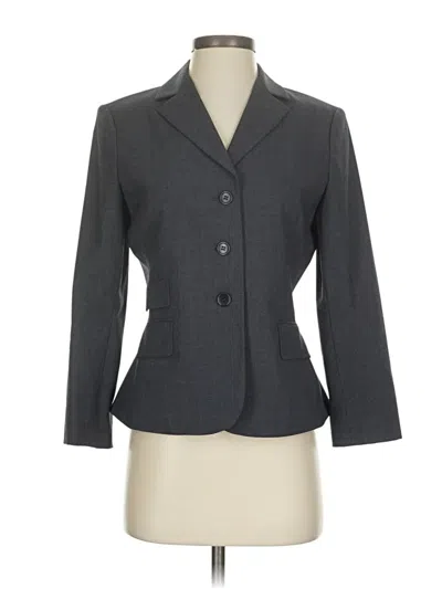 Pre-owned Bcbgmaxazria Wool Blazer Jacket In Gray
