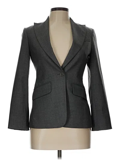 Pre-owned Bcbgmaxazria Wool Blazer Jacket In Gray