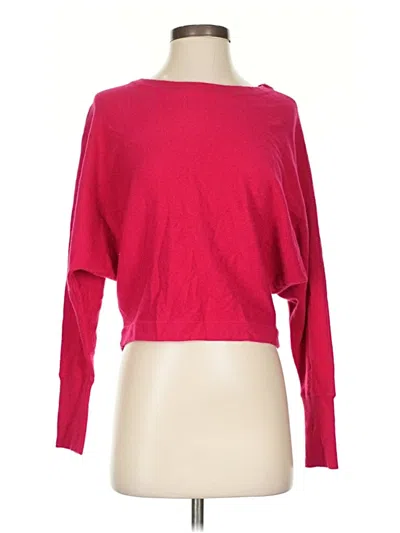 Pre-owned Bcbgmaxazria Wool Cardigan Sweater In Red