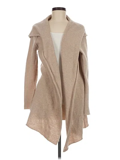 Pre-owned Bcbgmaxazria Wool Cardigan Sweater In Tan