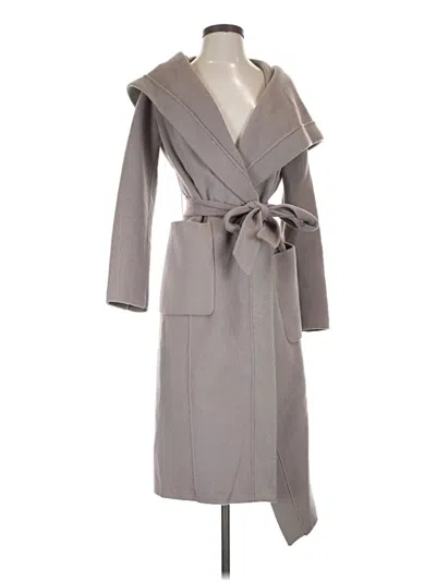Pre-owned Bcbgmaxazria Wool Coat In Brown