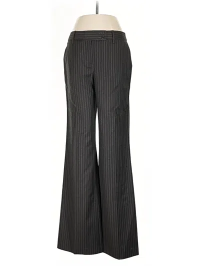 Pre-owned Bcbgmaxazria Wool Pants In Gray