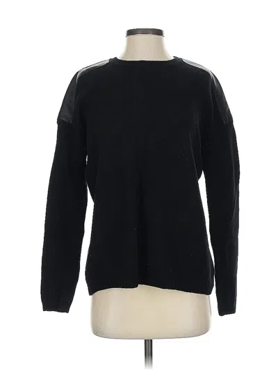 Pre-owned Bcbgmaxazria Wool Pullover Sweater In Black