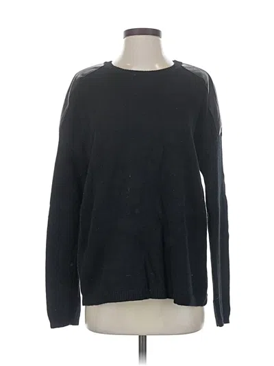 Pre-owned Bcbgmaxazria Wool Pullover Sweater In Black