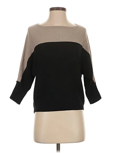 Pre-owned Bcbgmaxazria Wool Pullover Sweater In Black