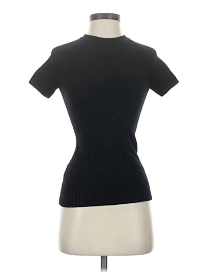 Pre-owned Bcbgmaxazria Wool Pullover Sweater In Black
