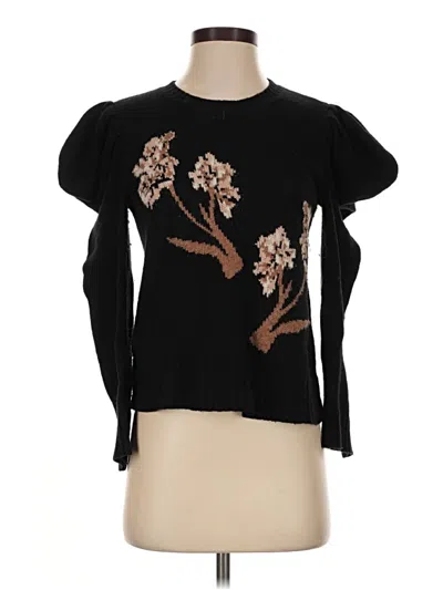 Pre-owned Bcbgmaxazria Wool Pullover Sweater In Black
