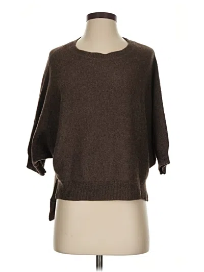 Pre-owned Bcbgmaxazria Wool Pullover Sweater In Brown