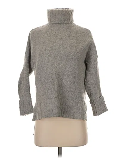 Pre-owned Bcbgmaxazria Wool Pullover Sweater In Gray