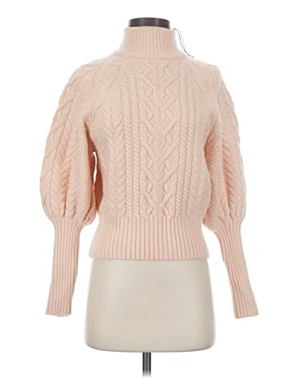 Pre-owned Bcbgmaxazria Wool Pullover Sweater In Pink