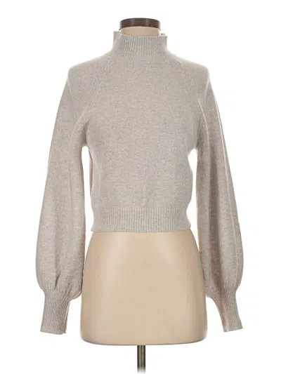 Pre-owned Bcbgmaxazria Wool Pullover Sweater In Silver