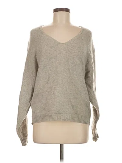 Pre-owned Bcbgmaxazria Wool Pullover Sweater In Tan