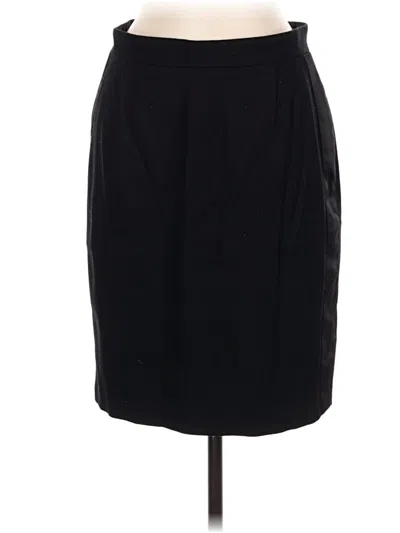 Pre-owned Bcbgmaxazria Wool Skirt In Black