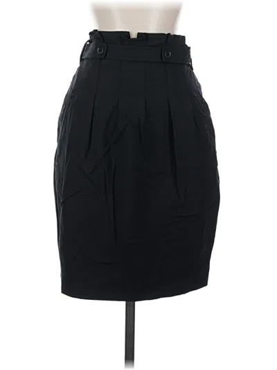 Pre-owned Bcbgmaxazria Wool Skirt In Black