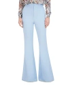 Bcbgmaxazria Woven Flare Leg Pants In Powder Blue