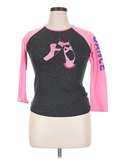Pre-owned Bcg 3/4 Sleeve T-shirt In Pink