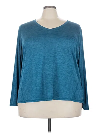 Pre-owned Bcg 3/4 Sleeve T-shirt In Teal
