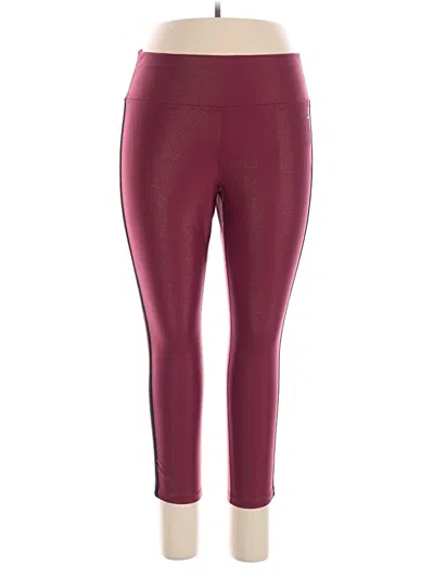 Pre-owned Bcg Active Pants In Burgundy
