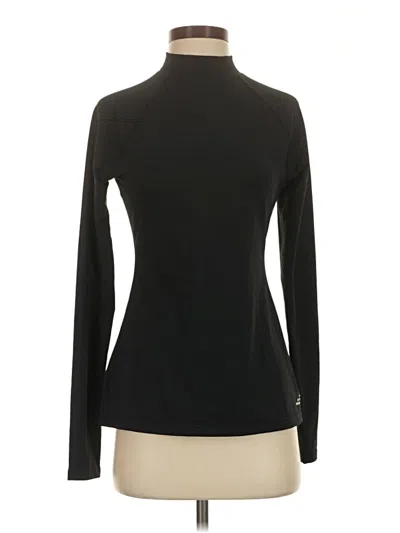 Pre-owned Bcg Long Sleeve Top Black Turtleneck Tops