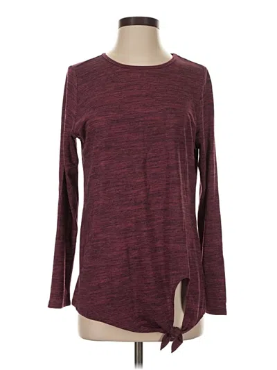 Pre-owned Bcg Long Sleeve T-shirt In Burgundy