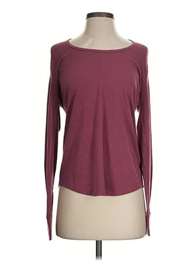 Pre-owned Bcg Long Sleeve T-shirt In Burgundy