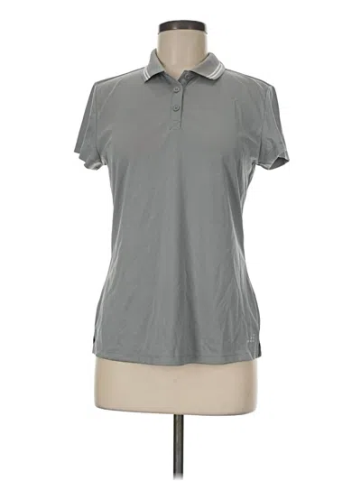 Pre-owned Bcg Short Sleeve Blouse In Gray