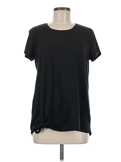 Pre-owned Bcg Short Sleeve Top Black Crew Neck Tops