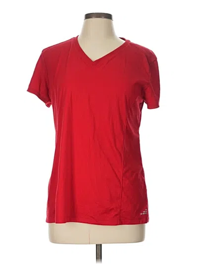 Pre-owned Bcg Short Sleeve Top Red V-neck Tops