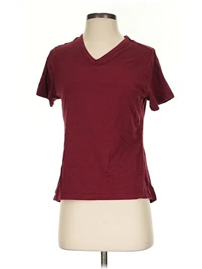 Pre-owned Bcg Short Sleeve T-shirt In Burgundy