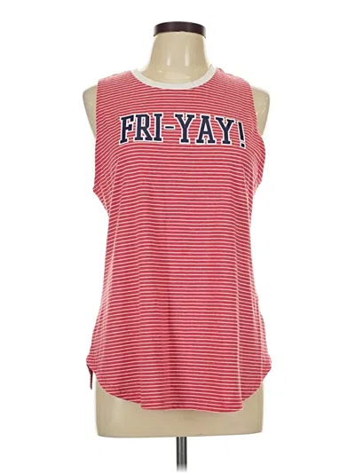 Pre-owned Bcg Sleeveless T-shirt In Red